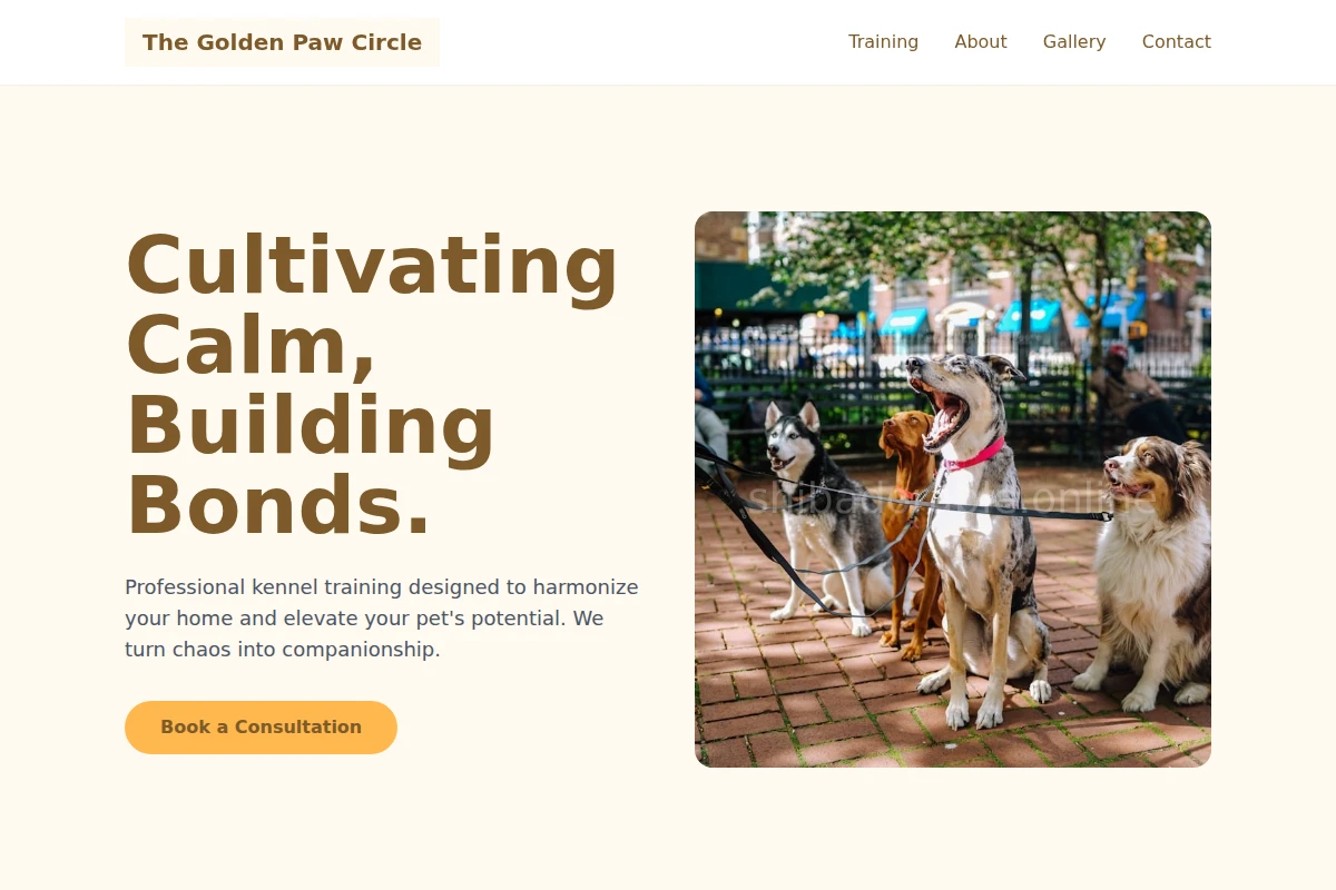 Kennel Dog Training
