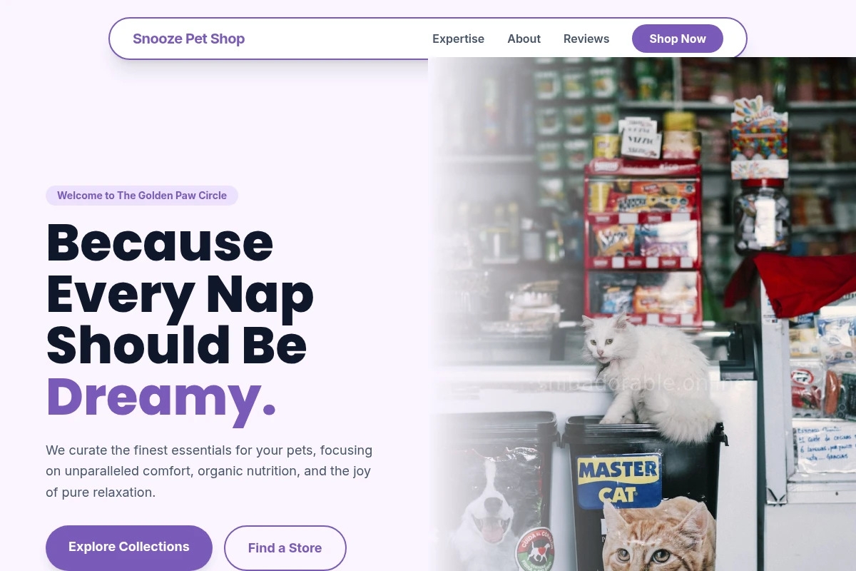Snooze Pet Shop